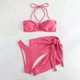thumbnail image 5 of Conjunto Cómodo de Traje de Baño de Mujeres, Traje de Baño Sexy Y de Moda de Color Sólido para las Vacaciones en la Playa, 5 of 7