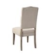 thumbnail image 4 of Alpine Furniture Newberry Set of 2 Parson Chairs in Weathered Natural (Brown), 4 of 9