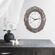 thumbnail image 4 of Reloj de pared grande de cristal decorativo, relojes de pared españoles, silenciosos, de cuarzo. Astilla blanca, 4 of 8