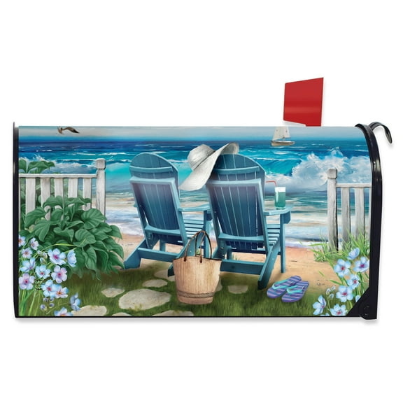 Briarwood Lane Seaside Escape Summer Oversized Mailbox Cover