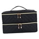 thumbnail image 2 of Bolsa de Almacenamiento de Esmalte de Uñas de Doble Capa Negro Sunnimix, 2 of 8