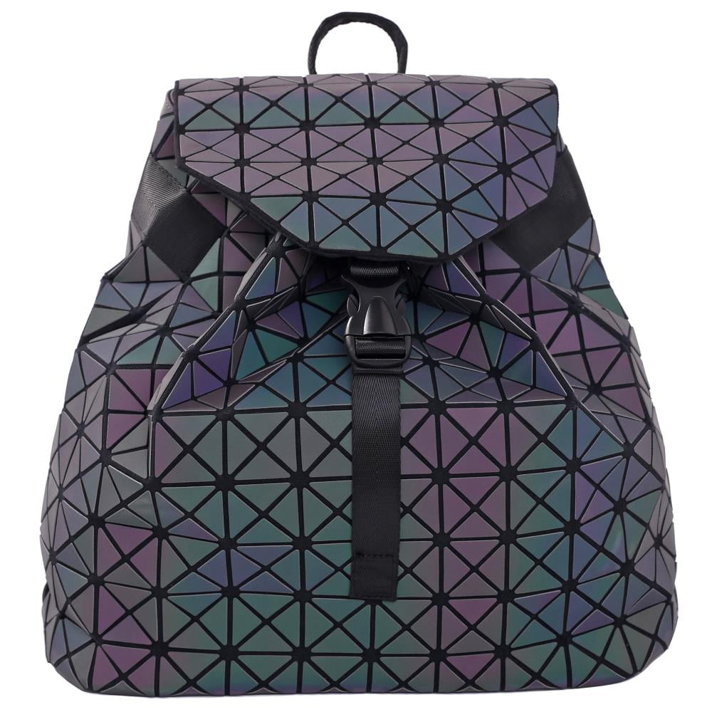 Rainbow Backpack with Draw Strings for Women Fashion Stylish backpack