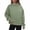 4002-Mint Green, variant on Women's Turtleneck Long Sleeve Pullover Sweatshirt Loose Fit Solid Color Casual Basic Top Fall Winter Everyday Layering Blouse Pink L