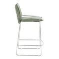 thumbnail image 5 of Pola Counter Stool Green Counter Stool, Modern Style, Cozy polyester linen fabric, Plywood, Indoor Bar, 5 of 9