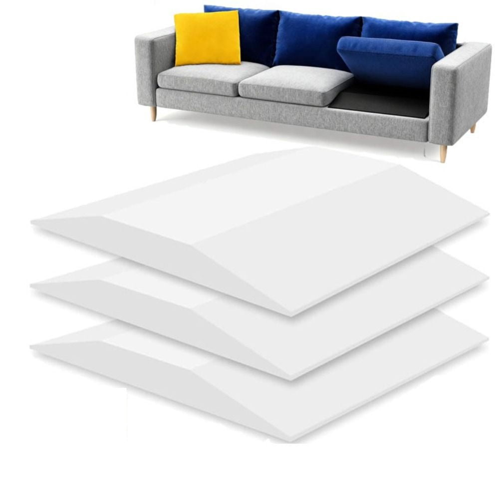 Durable High-Resilience Sofa Cushion Support - 50x50cm Square Sponge Insert for Couch Seat Repair, Anti-Sagging Furniture Padding for Living Room
