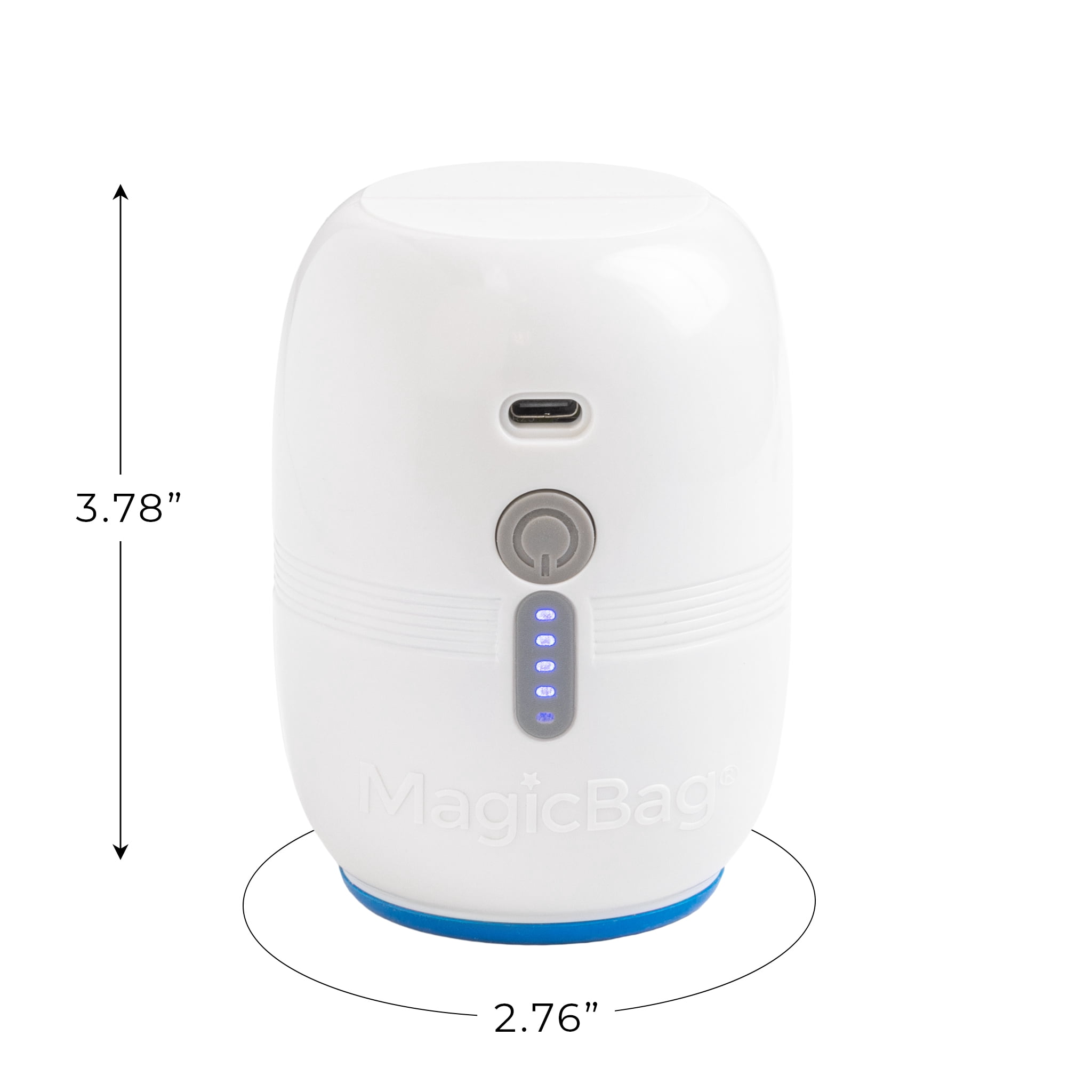 MagicBag Rechargeable Vacuum Pump, Electric Compression Pump for Vacuum Storage Bags, Portable & Lightweight