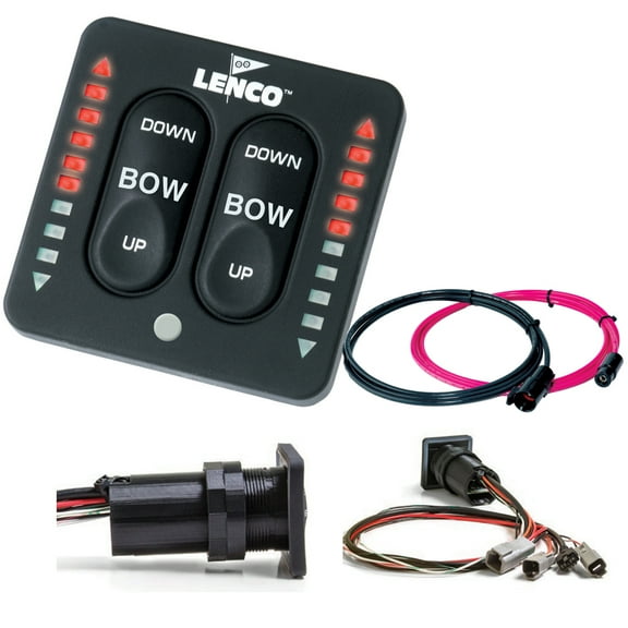 Lenco Marine 15171-001 LED Integrated Tactile Switch Kit (Dual)