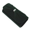 thumbnail image 3 of Elegant Rhinestone Bow Front Velvet Clutch Evening Bag Handbag, 3 of 5