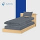 thumbnail image 5 of Juego de Edredon y Sabanas Individual Set de 6 Piezas para Cama Elegante Ultrasuave con 2 Fundas de Almoahada Gris Gaon, 5 of 5