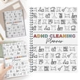 thumbnail image 2 of Cleaning Planner for Adults with ADHD - Household Cleaning Schedule with Daily/Weekly/Monthly Task Cleaning Checklist and Checklist, Undated DIY Household Chores Journal, 2 of 8