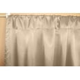 thumbnail image 2 of Shiny Satin Solid Single Curtain Panel Drapery 58 Inch Wide Champagne, 2 of 2