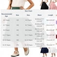 thumbnail image 3 of NAISIBABY Girls Long Skirt, High Waist Flowy Ruffle A-Line Kids Casual Tiered Maxi Skirt Navy 6T, 3 of 7