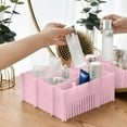 thumbnail image 1 of Paneles divisorios para cajones | Divisores de plástico ajustables (paquete de 5) | Personalizables, se adaptan a la mayoría de los cajones | Blanco, negro, rosa y gris | Organiza ropa interior, 1 of 6