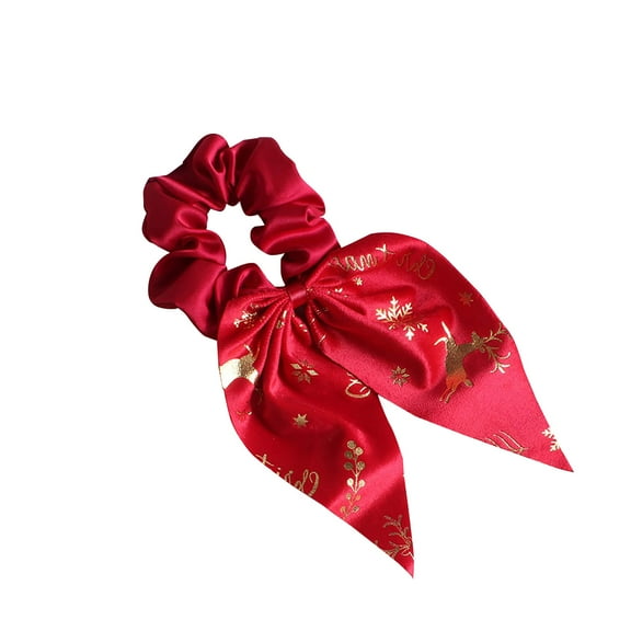 Ahabrexf Christmas Large Scrunchie Fashion Elastic Hairband