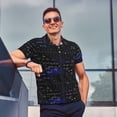 thumbnail image 4 of Bingfone Mathematica Science for Men's Button-down POLO Shirts, Quick-drying Shirts and T-shirts for Summer, Suitable for Vacation and Business-Medium, 4 of 6