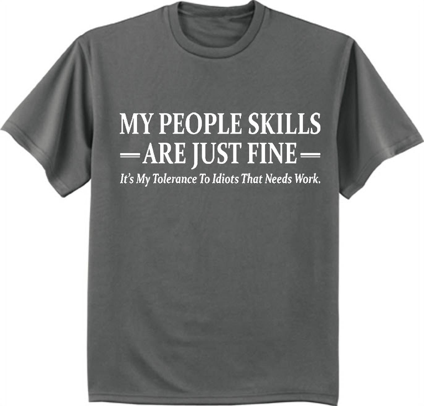 Låse Et centralt værktøj, der spiller en vigtig rolle Supplement Funny Saying People Skills T-shirt Men's Graphic Tee - Walmart.com