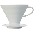 thumbnail image 1 of Hario V60 Gotero de cafe de ceramica, tamano 02, blanco Hario Hario, 1 of 2