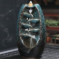 thumbnail image 2 of Kingsglen Ceramics Waterfall Incense Burner/Backflow Incense Burner/Incense Holder (Starry Sky), 2 of 6