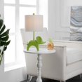 thumbnail image 2 of SAFAVIEH Ellie 20 in. Elephant Green Ceramic Table Lamp with 100% White Cotton Shade, 2 of 6