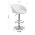 thumbnail image 2 of Set 2 Bancos Giratorio EKE LIFE HOME Cocina Desayunador Blanco, 2 of 6