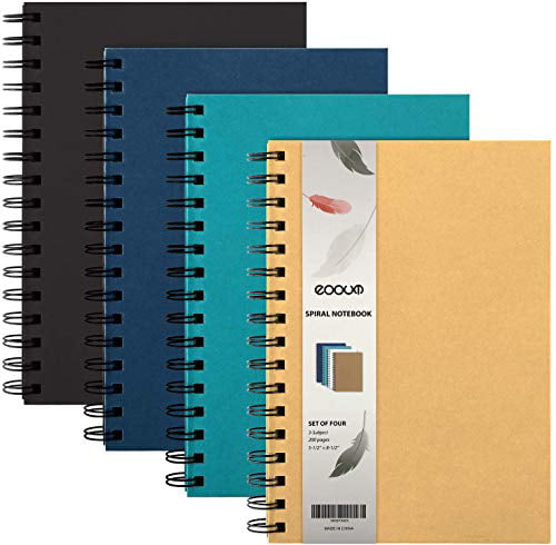 B5 3 Subject Spiral Notebook with Pocket Dividers 230 Pages Wide Ruled Paper 