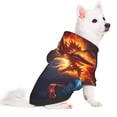 thumbnail image 2 of Haiem Red And Blue Fire Dragon C for Winter Dog Hoodie Sweatshirts with Pockets Warm Dog Clothes for Small Dogs Chihuahua-X-Small, 2 of 7