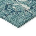 thumbnail image 4 of Addison Rugs Chantille Indoor/Outdoor Transitional Stripes Teal Washable Runner Rug, 2'3" x 7'6", 4 of 6