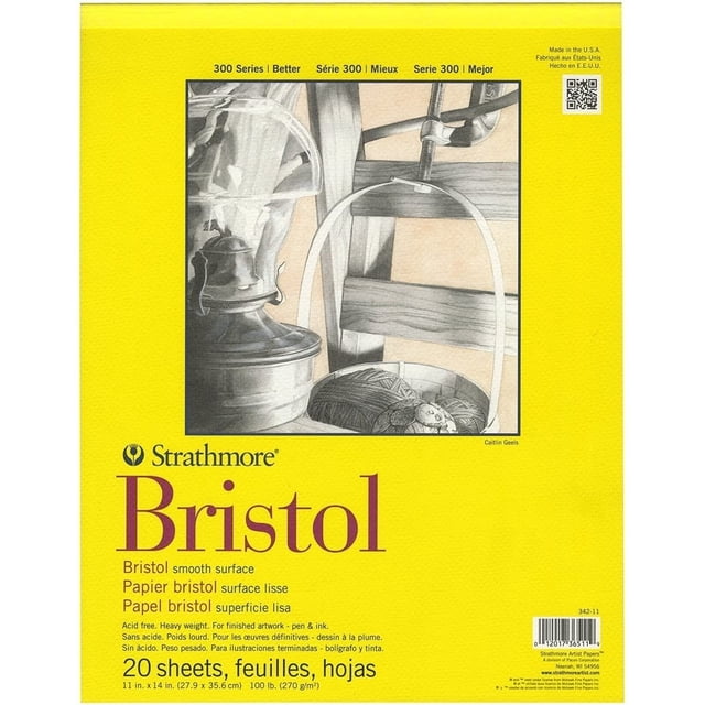 Cuaderno De Dibujo Strathmore Bristol 27,9x35,6cm 20h 270g Strathmore Cuaderno De Dibujo Strathmore Bristol 27,9x35,6cm 20h 270g