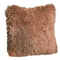 thumbnail image 2 of Travelwant Luxury Faux Fur Decoration Throw Pillow Cover Deluxe Decorative Plush Pillow Case Cushion Cover Shell for Sofa Bedroom Car 18 x 18 Inch, 2 of 7