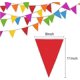 thumbnail image 2 of 1000ft Multicolor Pennant Banners String Bunting Flag Banner,Nylon Fabric, 2 of 5