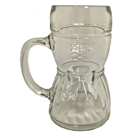 

Oktoberfest Dirndl Dress Glass Drinking Beer Stein Mug Cup .5 L Made in Germany