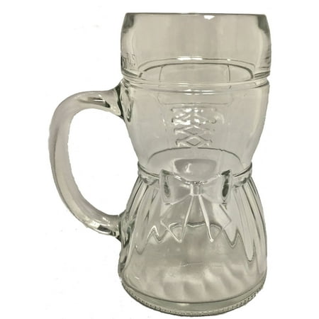 

Oktoberfest Dirndl Dress Glass Drinking Beer Stein Mug Cup .5 L Made in Germany