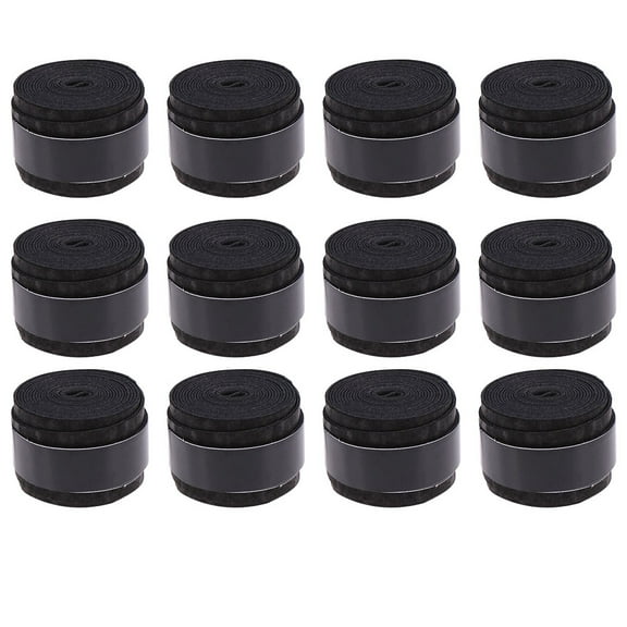 Zehuanyu 12pcs Racket Overgrips Anti-slip Tennis Racket Overgrips Sweatband Grip Tapes