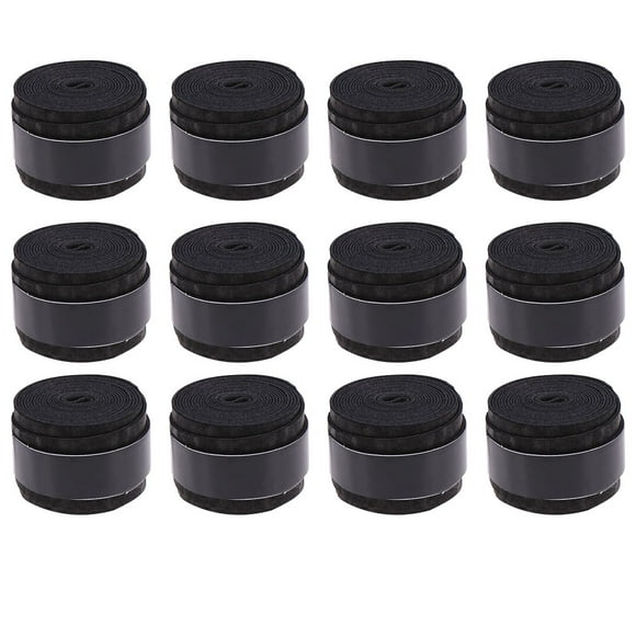 Overgrip Tennis Racket Shock Absorption Moisture Removal 12Pcs 4.3x1In