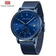thumbnail image 4 of MINI FOCUS Fashion Mens Watches Top Brand Luxury Quartz Watch Men Waterproof Stainless Steel Relogio Masculino Reloj Hombre Blue, 4 of 5