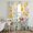 Orange, Blue, Green, variant on Spring Flowers Sheer Curtains 96 Inch Length 2 Panels Set, Botanical Watercolor Blossom Wildflowers Voile Window Treatment Semi Sheer Long Curtains Drapes for Bedroom/Living Room/Kitchen 52"x96"x2