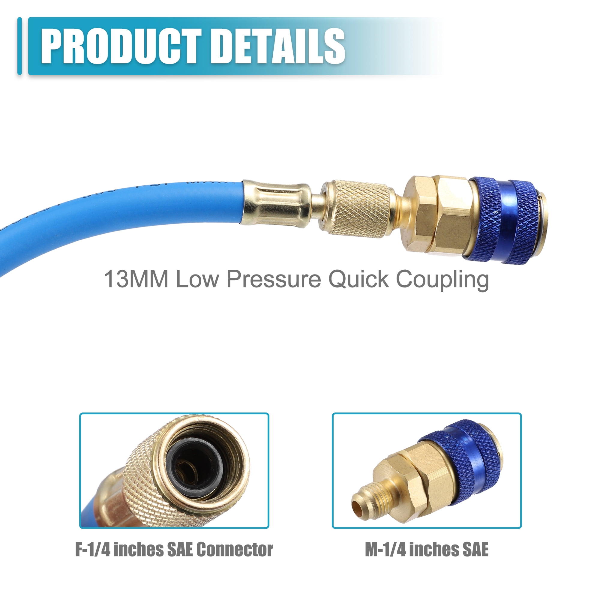 Unique Bargains Oil Dye Injectors Kit 30ml Hand Push Compressor Manual AC Injector