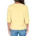 thumbnail image 4 of Half Sleeve Solid Color V Neck Women Casual Button Down Cardigan Knit Tops, 4 of 6