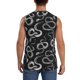 thumbnail image 4 of Fotbe Snake Men's Camiseta sin Mangas Estampada para Hombres, Playera Casual para Gimnasio, Entrenamiento, Playa-Large, 4 of 7