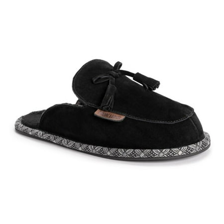 Leather Goods by MUK LUKS Women's Cosette Mule Slippers 9 - Ebony