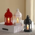thumbnail image 1 of Xihbxyly Mini Linterna Portátil, Diseño Hexagonal, Alimentación Led, Elegante y Segura, Ahorro de Energía, Luz Ambiental Versátil, Ideal para Uso Doméstico o Festivo, Roja o Blanca, Tamaño 9,5 X 4,2, 1 of 6