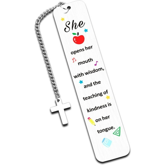 Sunday School Teacher Gifts Bookmark for Women Teacher Appreciation Gifts Daycare Preschool Teacher Christmas Retirement Gift for Teacher End of The Year Gifts Idea