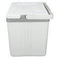 thumbnail image 3 of BIMZUC 10L Hard Sided Cooler Box High Performance Insulated Ice Chest with Heavy Duty Handle for Outdoor Camping Picnic Fishing Beach Drinks and Beer, White (11.4x8.9x10.4 Inches / 29x22.5x26.5 cm), 3 of 9