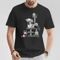 thumbnail image 2 of Horror Movie Cats Playing on Cat Tree T-Shirt – Funny Spooky Cat Graphic Tee, Cute Halloween Pet Lover Shirt, Quirky Cat Tree Scene Apparel for Men and Women, Unique Gift for Cat and Horror Fans, 2 of 3