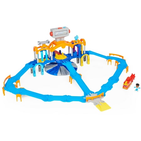 Mighty Express Mission Station with Exclusive Train  Lights and Sounds