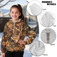 thumbnail image 6 of Pzuqiu Camo Hunting Deer Girls Sweaters 4-5 Comfortable Warm Children Pullover Hoodies Sweatshirt Versatile Long Sleeve Jacket Outfits Practical Fuzzy for Kids and Toddlers, 6 of 7