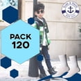 thumbnail image 2 of Yacht & Smith Children & Kids Wholesale Bulk Sports Crew, Athletic Case Pack Socks, by SOCKS'NBULK (120 Pairs White, Kids 6-8 (Shoe size 4-7.5)), 2 of 7