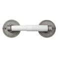 thumbnail image 1 of The Copper Factory CF176SN Solid Copper Toilet Tissue Holder with Round Backplates, Satin Nickel, 1 of 1