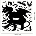 thumbnail image 1 of Halloween Window Sticker - Giant Ghost Monster, Witch, Death God, Bat, Skeleton - Traceless, Static, Easy to Apply, 1 of 5