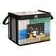 thumbnail image 2 of Caja organizadora de libros transparente y plegable | Contenedor de documentos a prueba de polvo para escritorio, aula y hogar, 2 of 7